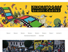 Tablet Screenshot of kinematograf.cz